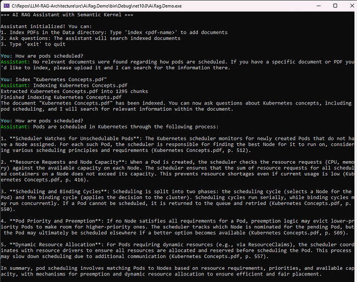 CLI Kubernetes RAG 助手