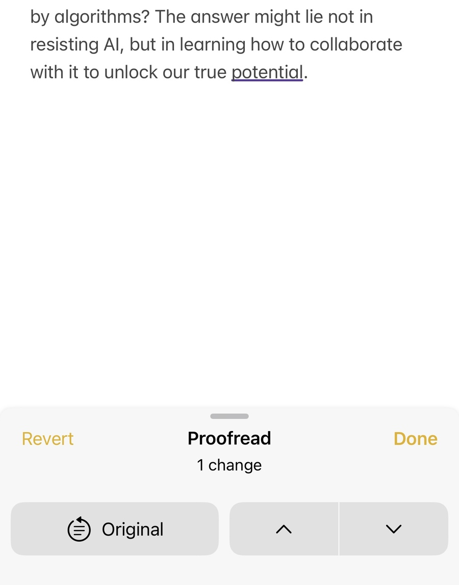 Apple Intelligence体验报告/使用教程（一）：写作工具篇 配图 8