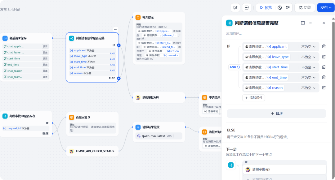 Trae+Dify 1小时制作对话流OA请假智能体，真是太体贴了！ 配图 17