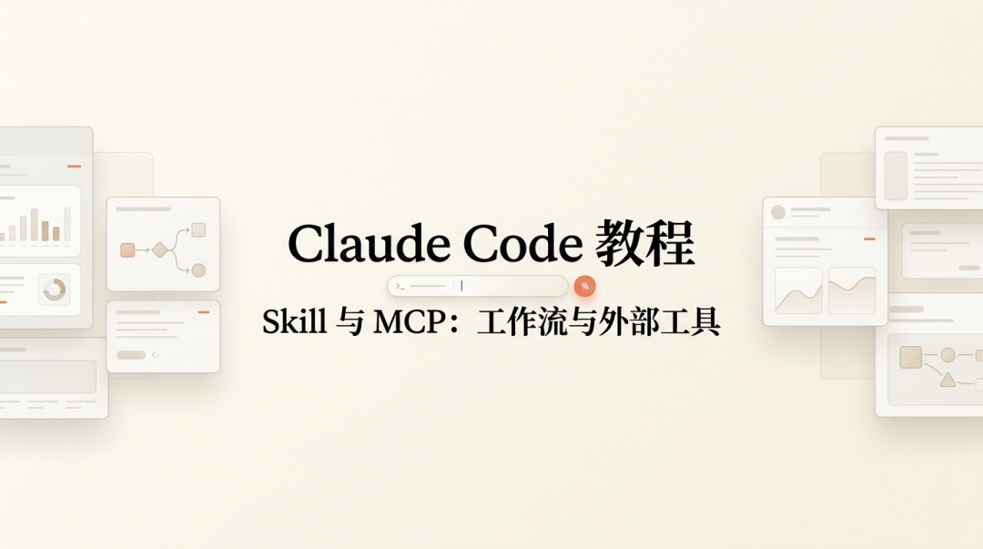Claude Code 教程丨Skill 与 MCP：工作流与外部工具