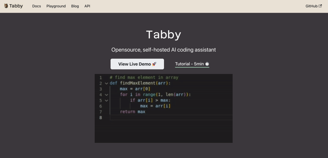 18.5K+ Star！Tabby：一个为开发者设计的 开源AI 编码助手，通过自托管的方式，帮助开发者提高编码效率