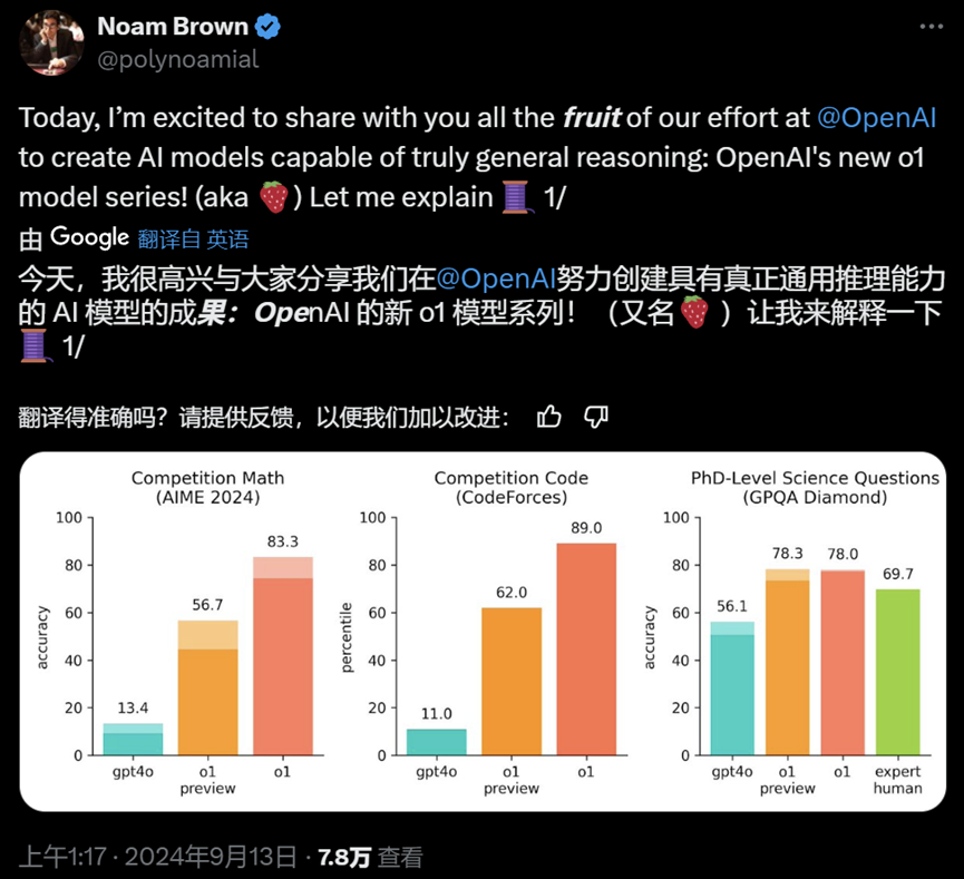 一文读懂OpenAI新发布o1系列大模型 配图 3