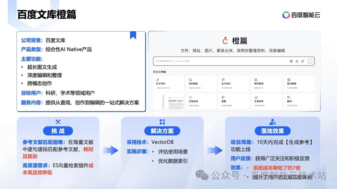 百度智能云向量数据库创新和应用实践分享 配图 15