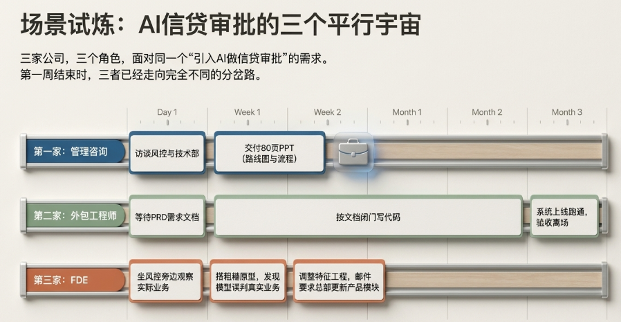 FDE vs 咨询 vs 外包：三个角色的分水岭到底在哪 配图 2