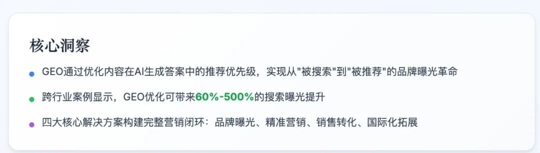 GEO（生成式引擎优化）在20大重点行业的应用与解决方案 配图 2