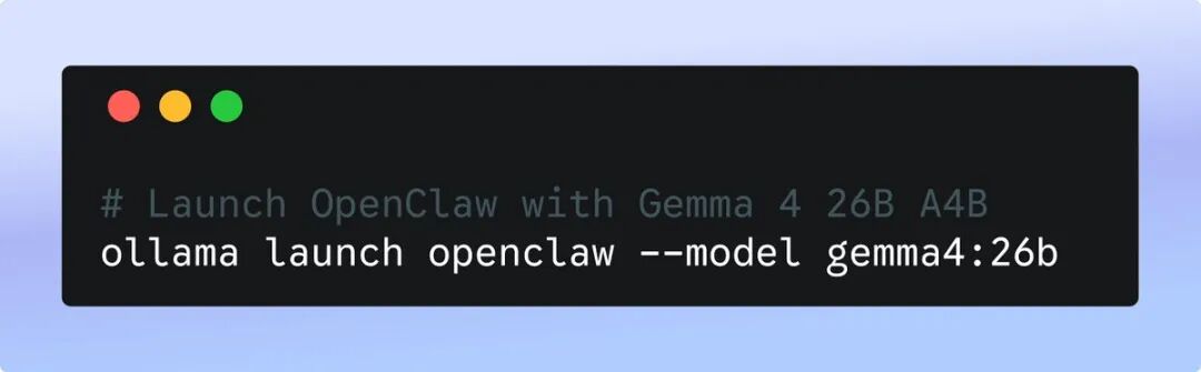 只需 3 个步骤，即可通过 OpenClaw(龙虾) 在本地运行 Gemma 4 配图 5