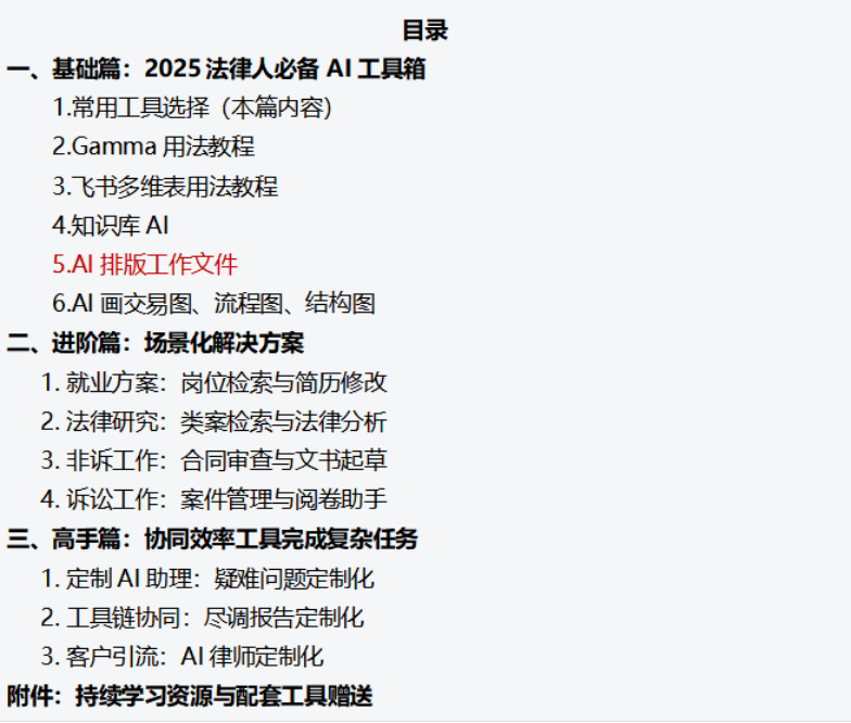 法律人的AI技能课（五）：AI排版大法，从此告别加班