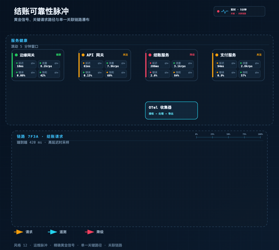 风格 12：Ops Pulse，结账可靠性排查