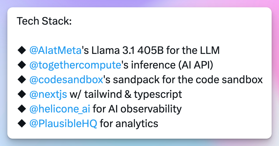 LlamaCoder：一个令人兴奋的开源AI编程工具，轻松实现React项目在线预览与开发 配图 4