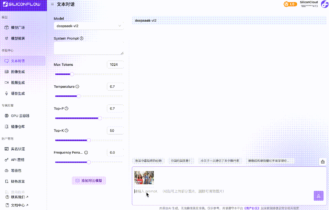 硅基流动 x 深度求索：SiliconCloud首发上线加速版DeepSeek-VL2 配图 2
