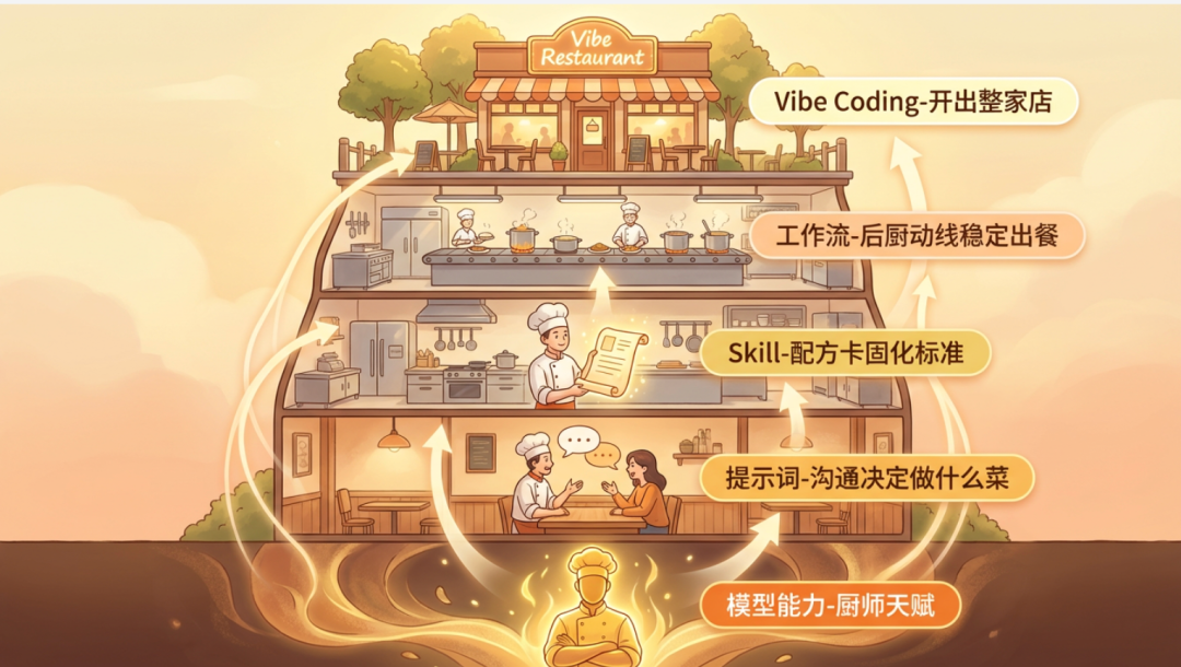 模型能力、提示词、Skill、工作流、Vibe Coding——到底都是什么？ 配图 7