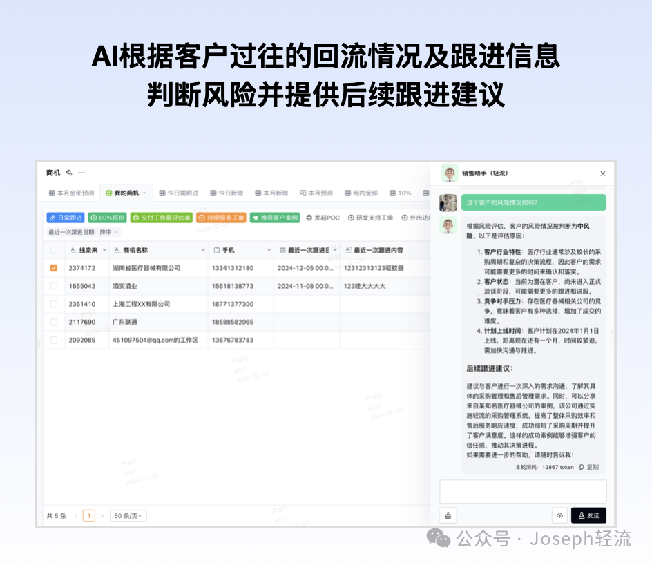我用轻流AI改造了公司的销售管理；用得很爽！但也发现了4个AI的无解缺陷！ 配图 7