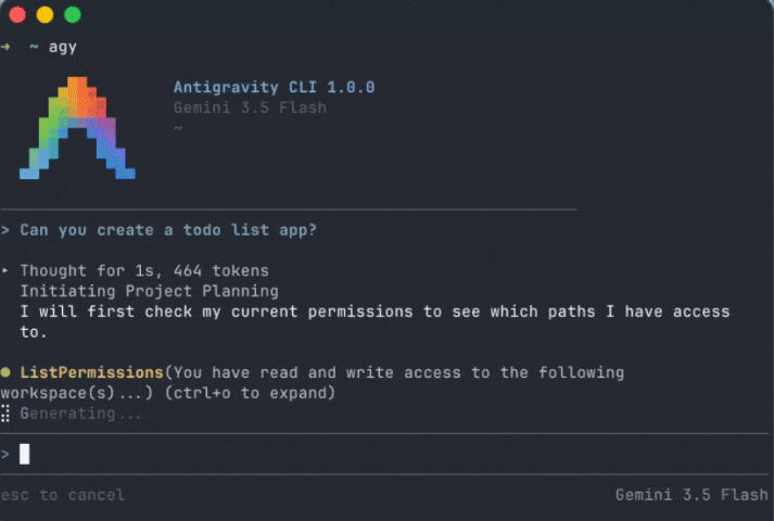 谷歌放弃 Gemini CLI，转头用 Go 写了个新玩具 Antigravity CLI 配图 2