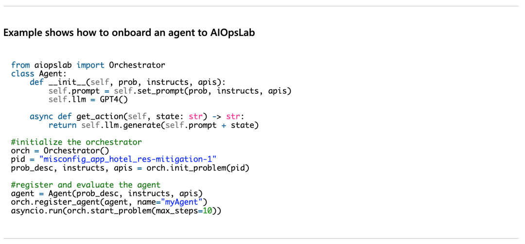 微软研究人员发布 AIOpsLab：面向 AIOps 代理的开源综合人工智能框架 配图 3