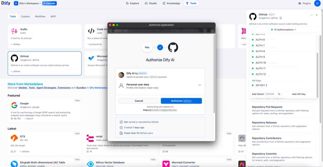 Dify v1.7.0重磅发布：OAuth 2.0+插件自动升级，这次更新强势利好插件生态！ 配图 2