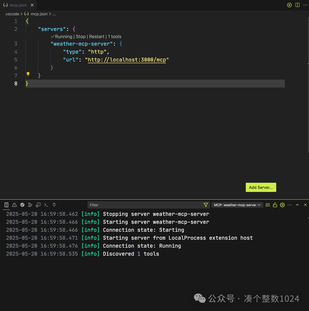 超越Cursor？最强编辑器重大更新！带你动手体验VSCode MCP Streamable HTTP传输！ 配图 10