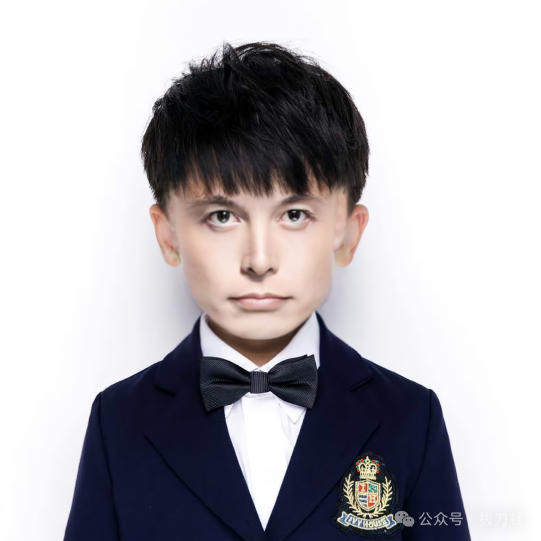 图像流”的功能界面，跟“工作流”很像，我上手做了一个生成学生照的功能，上传你的照片，就能快速生成学生照