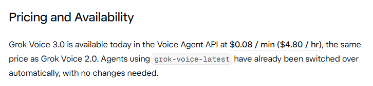 Grok Voice 3.0 上了,客服和车载先动了