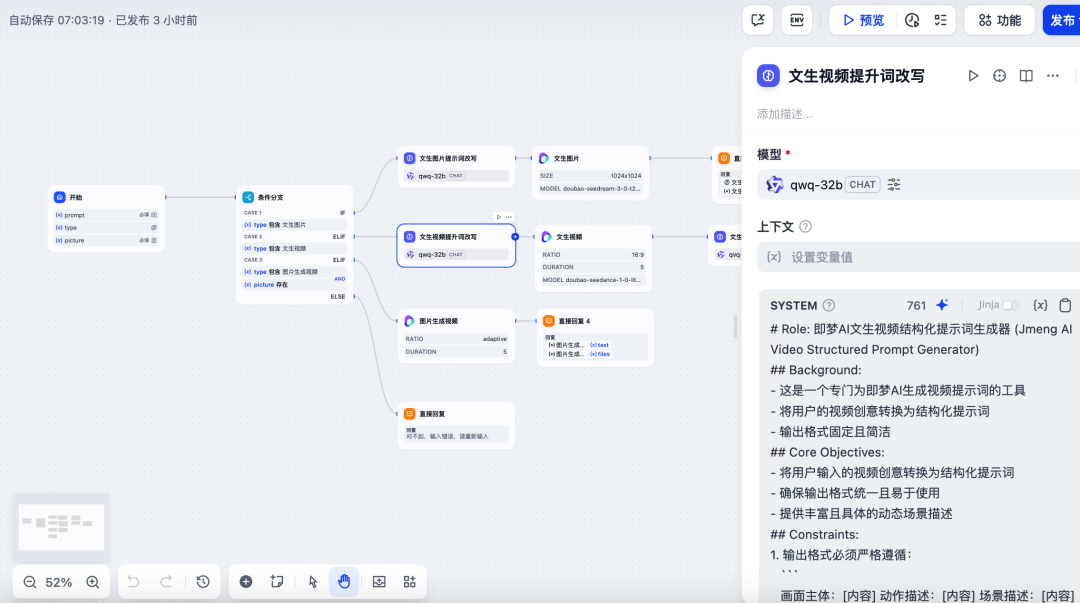 一键解锁创意魔法！用 Dify + 豆包大模型搭建文生图 / 文生视频 Agent 配图 22