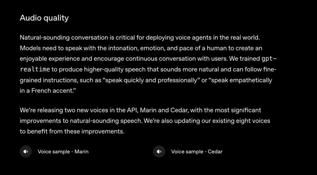 OpenAI gpt-realtime 与 Realtime API 重磅升级，语音智能体迎来生产级时代 配图 6