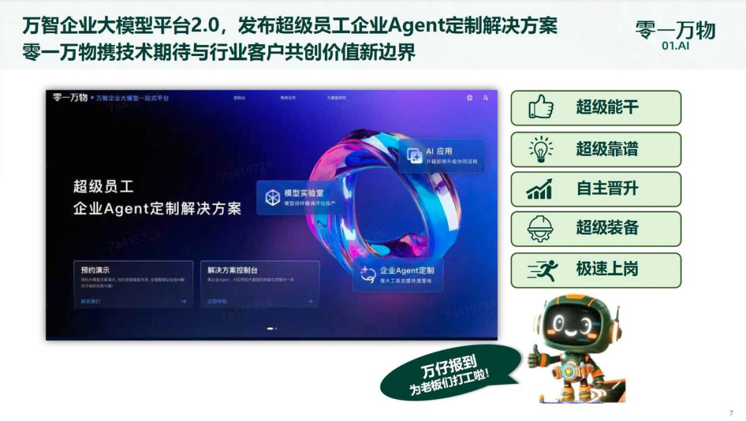 李开复入场Agent！零一万物推出“万仔”，直接对话CEO走独特“一把手工程打法” 配图 4