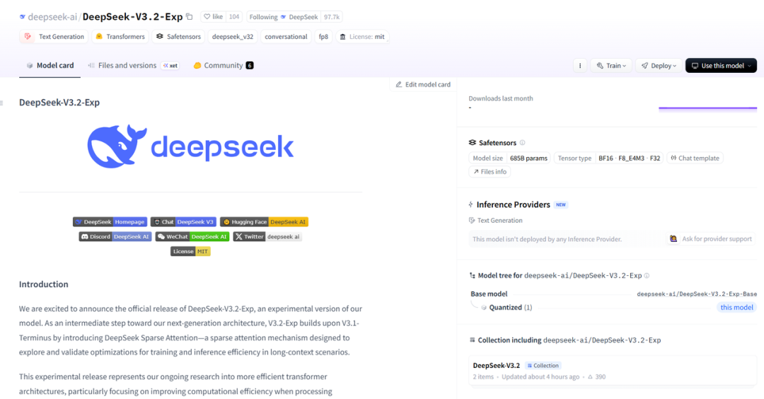 DeepSeek-V3.2-Exp开源，附论文细节解读！ 配图 4