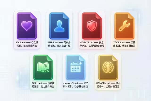 OpenClaw 为什么越用越好用？本质就是一堆 md 文件 配图 3