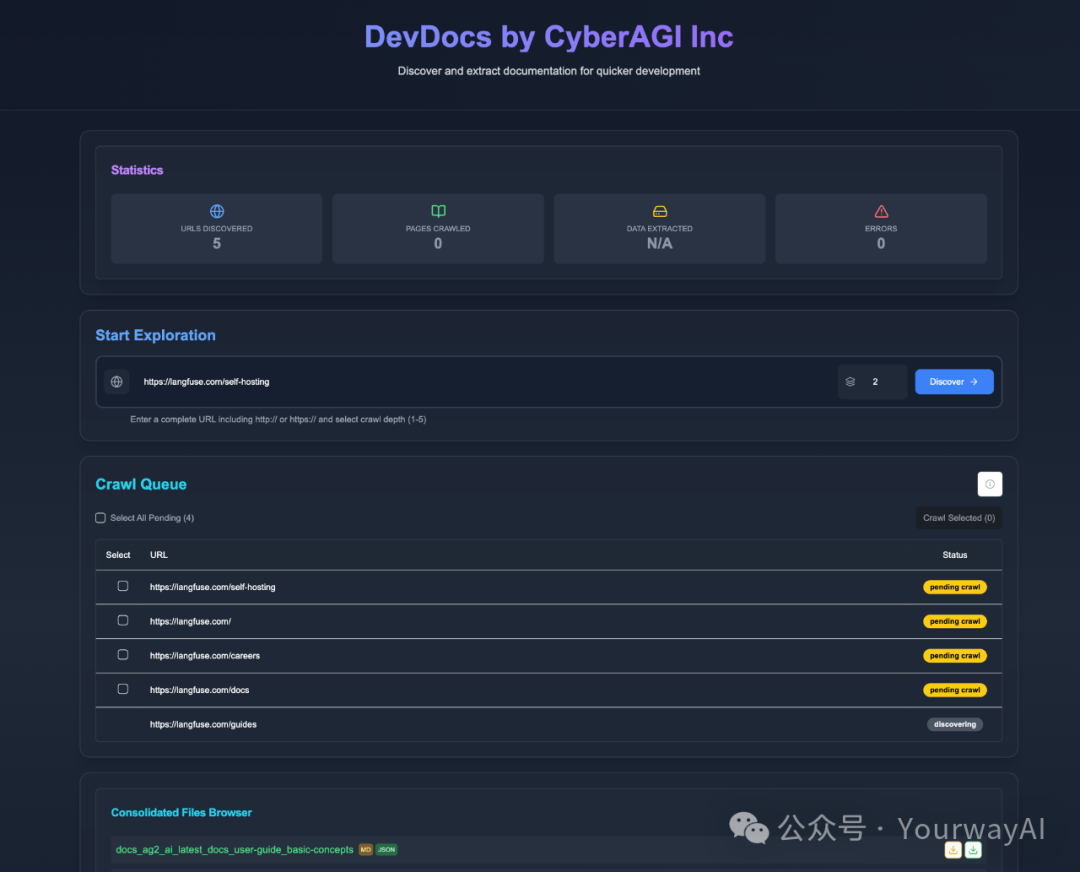 程序员狂喜！DevDocs：开源AI文档神器，自动抓取+整理+喂给AI (MCP加持)