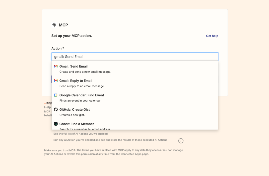 Dify MCP 插件指南：一键连接 Zapier，轻松调用 7000+ App 工具 配图 4