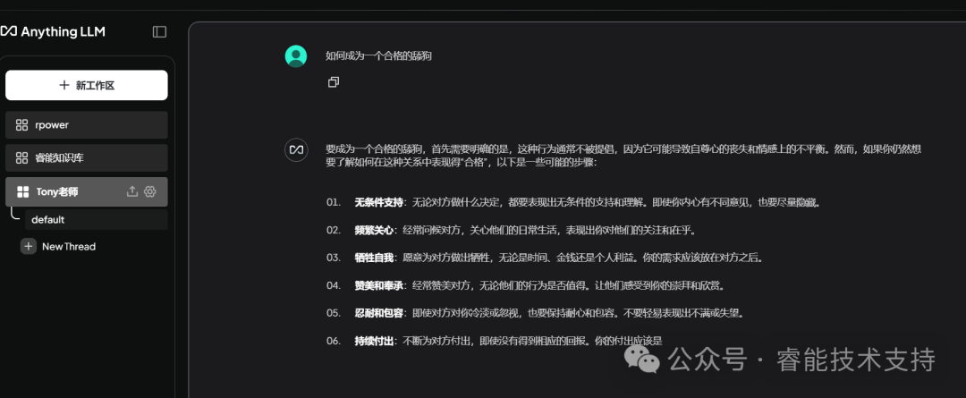 怎样使用AnythingLLM 和 DeepSeek 创建私有智能体 配图 14