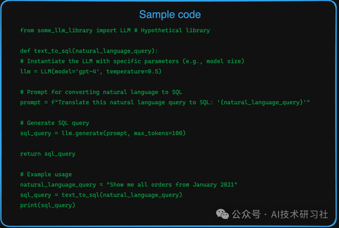 LLMs+SQL：用自然语言轻松搞定数据查询，彻底解锁数据库潜能！ 配图 4