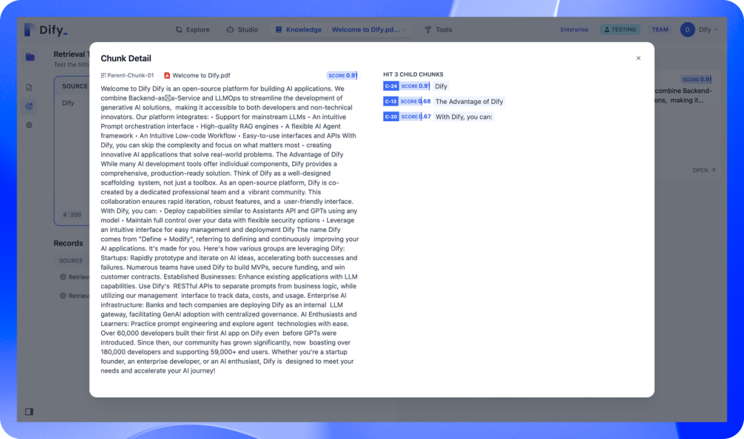 Dify v0.15.0：全新父子检索策略 - 更精准，更全面的知识检索 配图 6