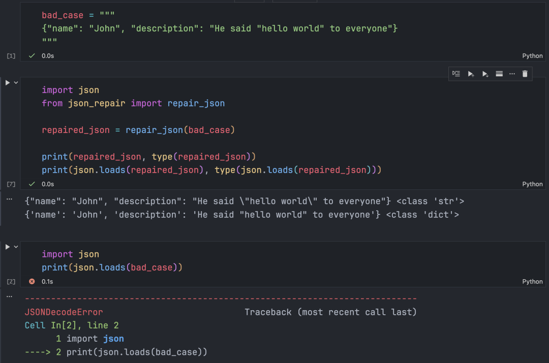 LLM 返回的 JSON 有问题？试试 json-repair!