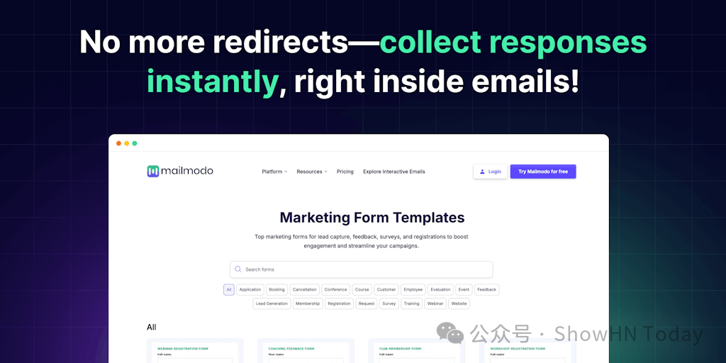 Forms in Email