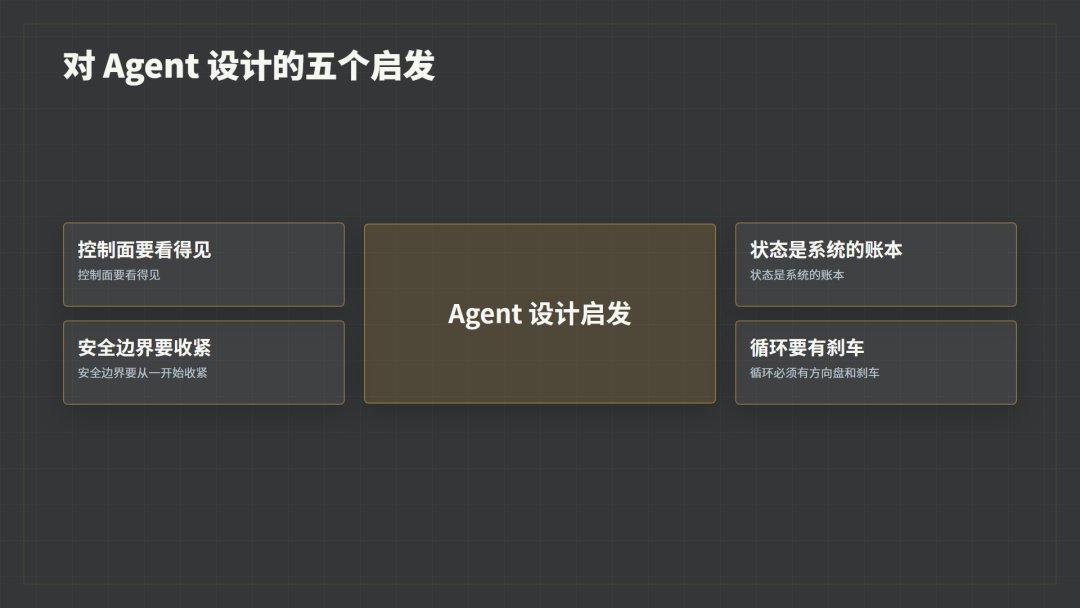 对 Agent 设计的五个启发