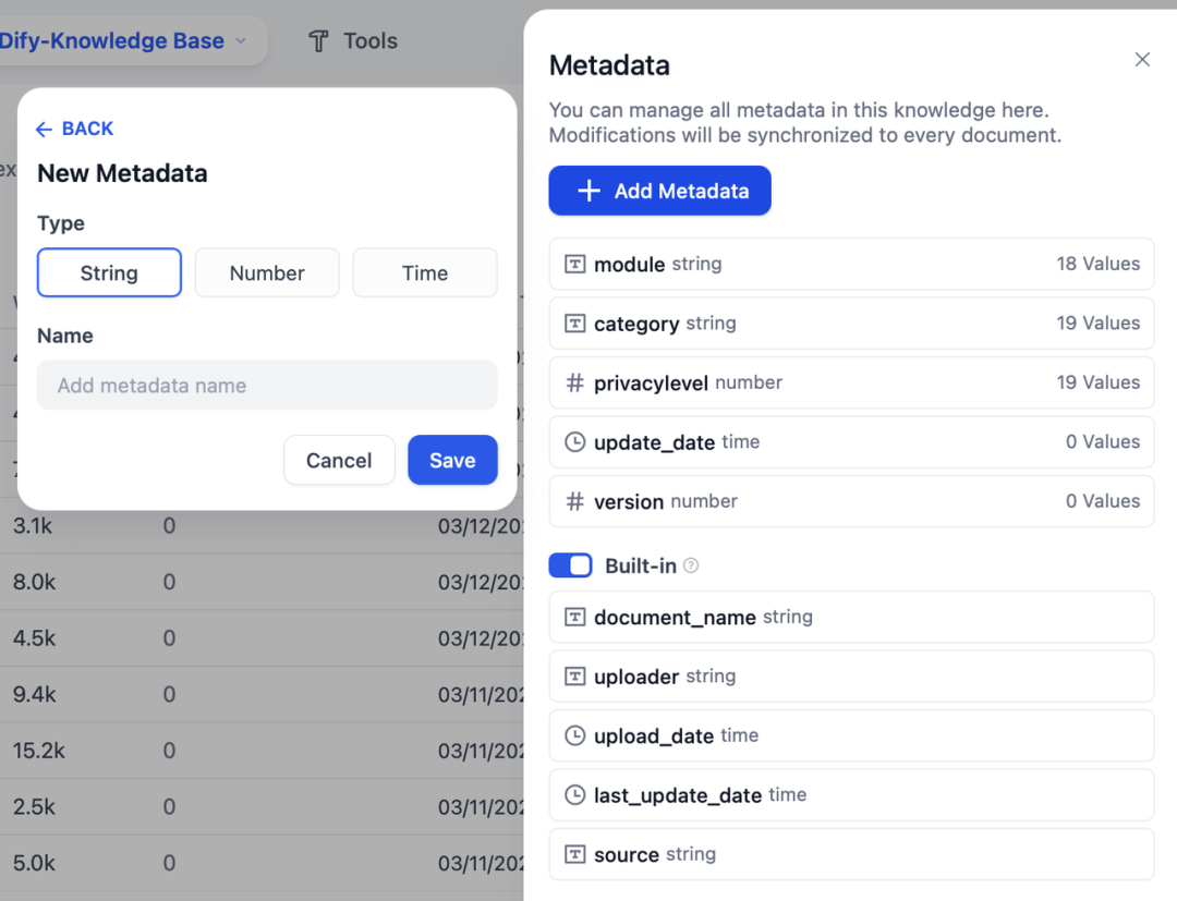 Dify v1.1.0 发布：用元数据给知识库"贴标签"，RAG 检索效率翻倍 配图 4