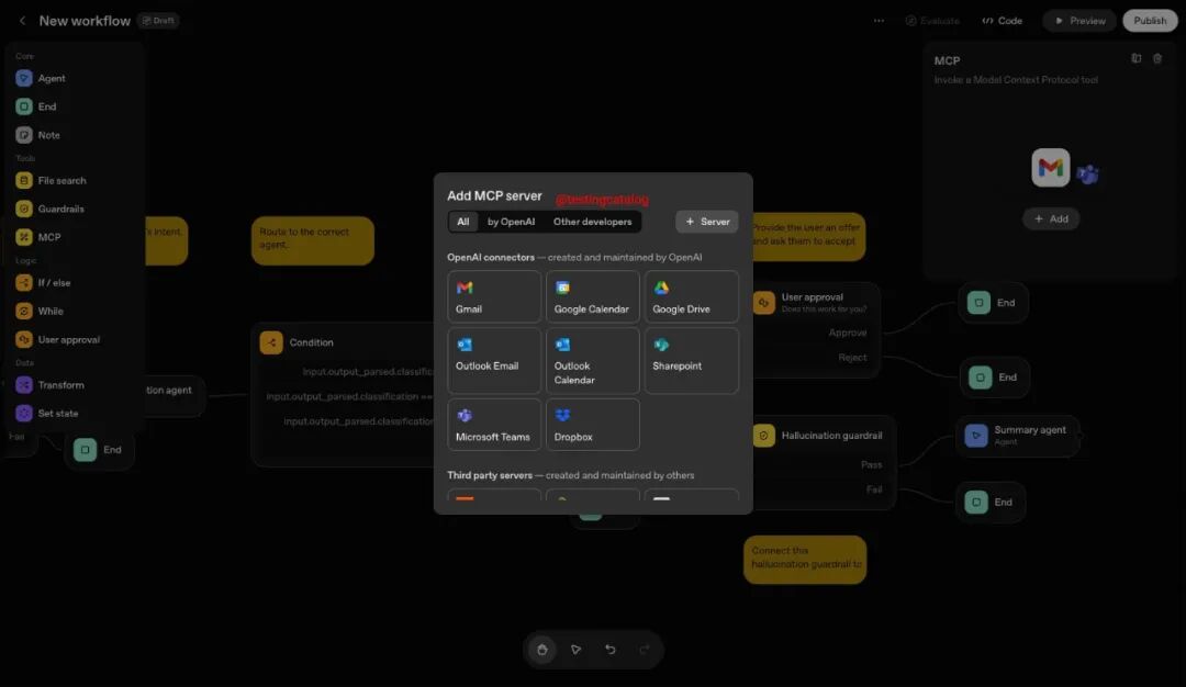 OpenAI DevDay重磅新品曝光：Agent Builder来了！拖拽即可构建AI应用 配图 4