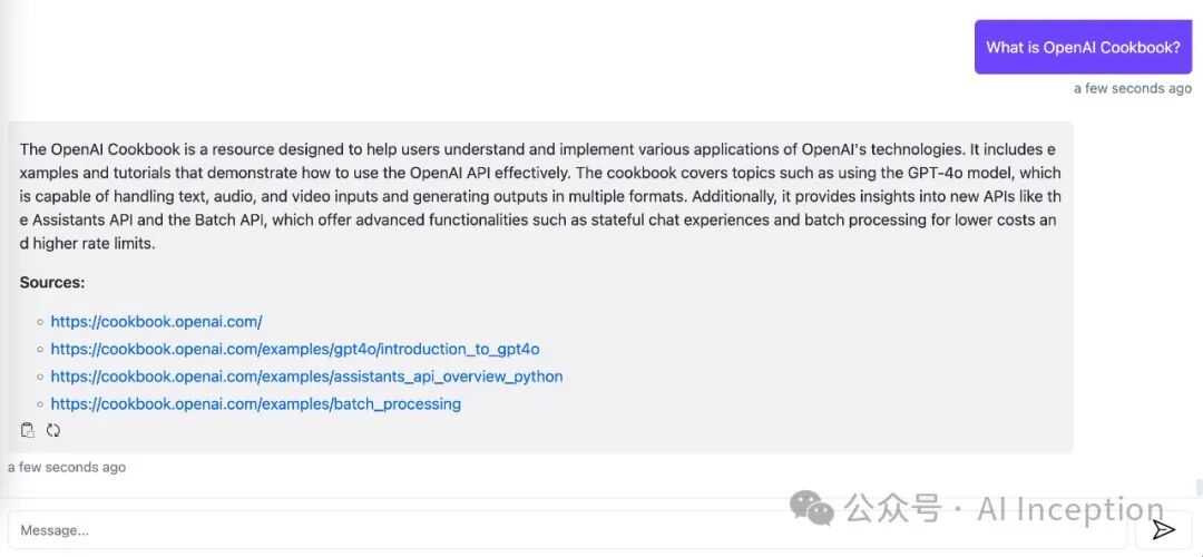 使用RAG-GPT集成智谱AI、DeepSeek快速搭建OpenAI Cookbook智能客服 配图 7