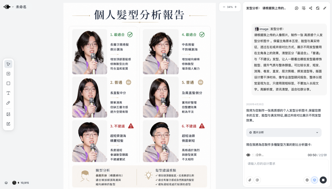 发型分析报告
