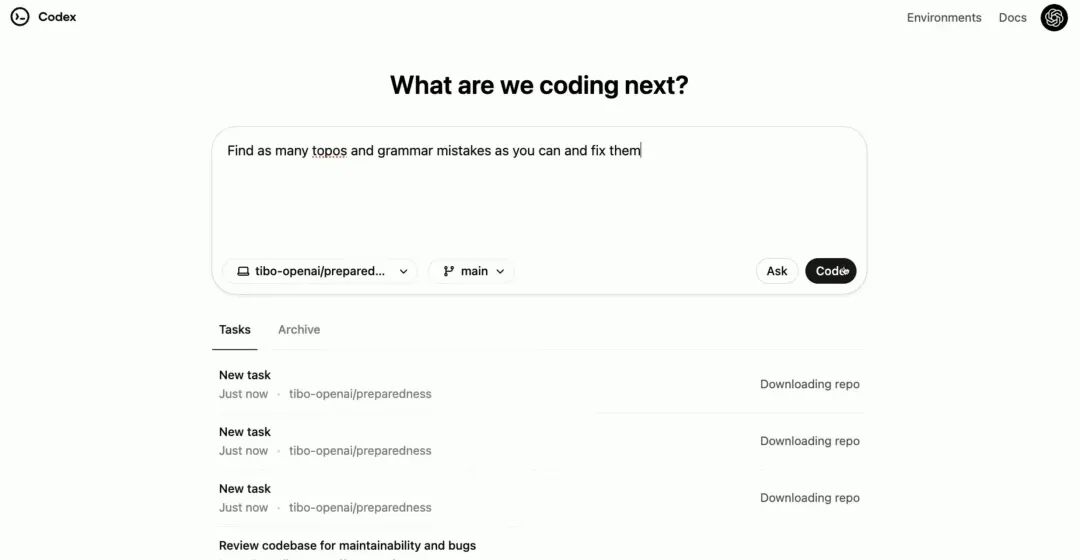 OpenAI Codex：当软件工程遇上「会思考」的云端协作者 配图 2