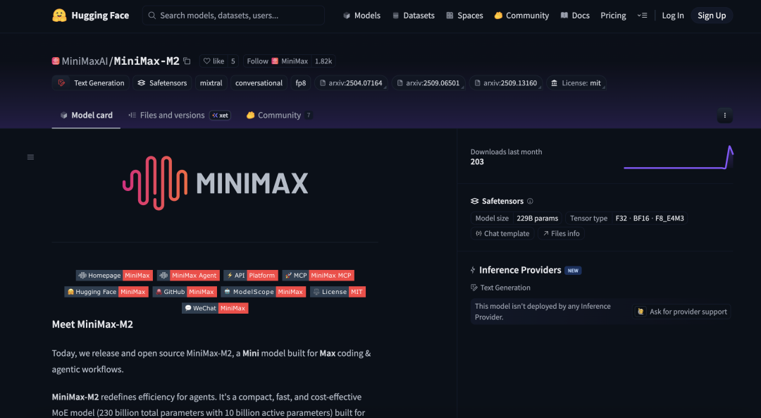 MiniMax悄悄发布M2，8%价格打出Claude级性能 配图 3