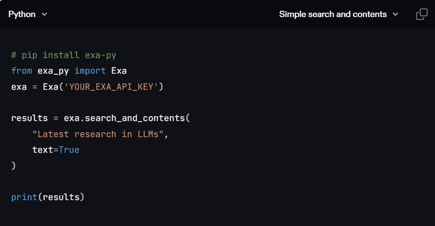 Exa：给 AI Agent 的 “Bing API” 配图 3