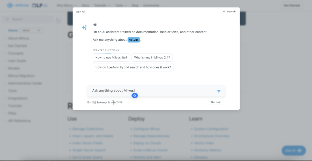 Ask AI 上线！构建企业级的 Chatbot 配图 5