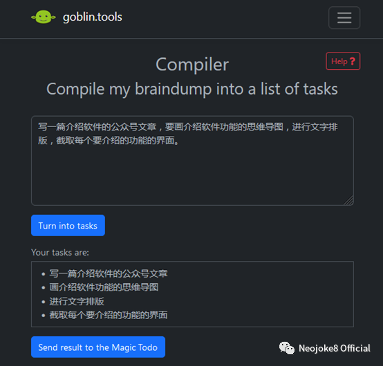 Goblin.tools，一款超好用的AI小工具合集 配图 11