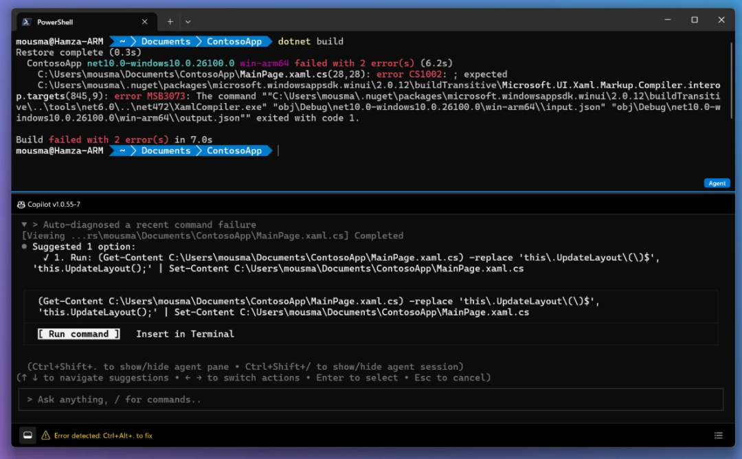 微软开源Intelligent Terminal：基于Windows Terminal、集成原生Agent能力 配图 3