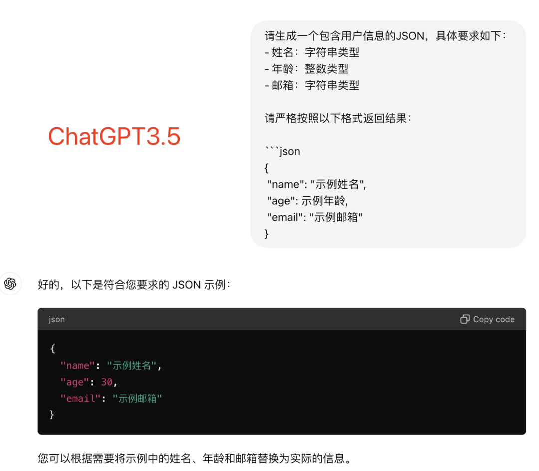 如何让大语言模型输出JSON格式？