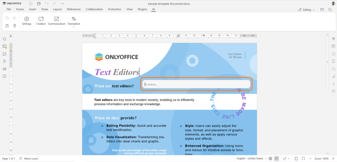ONLYOFFICE AI 智能体上线！快来与编辑器进行智能交互 配图 5