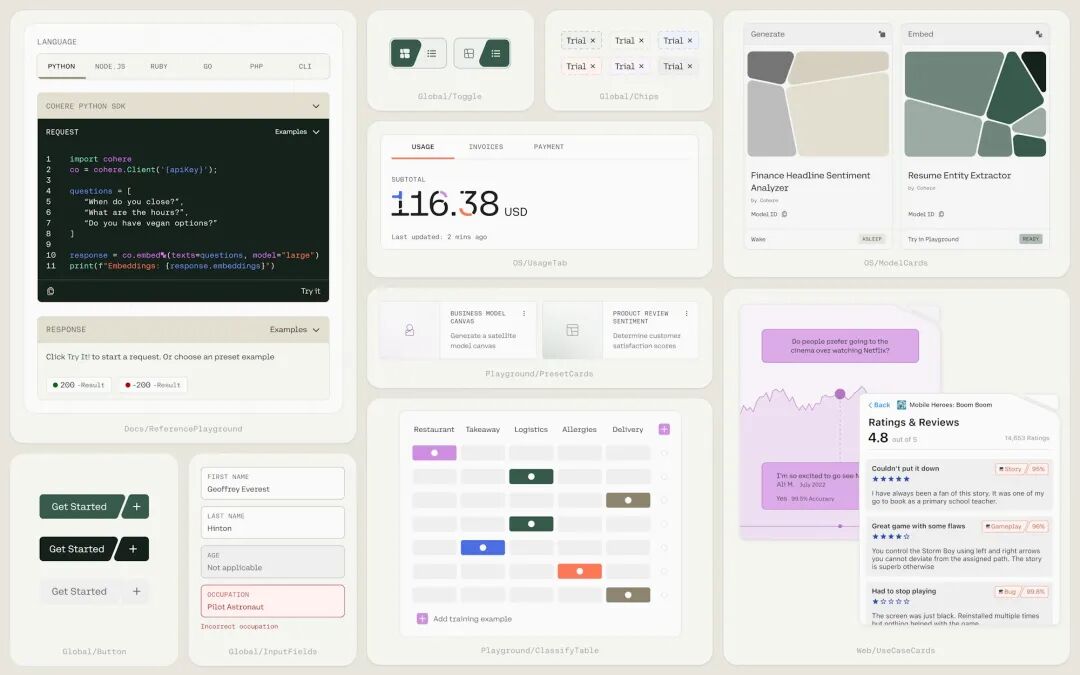 Cohere Design: 顶尖 AI 团队的绝佳审美 配图 7