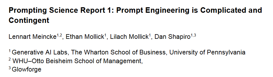 沃顿商学院重磅Prompt报告：别再对AI"循循善诱"了！我们在错误地使用它！ 配图 2