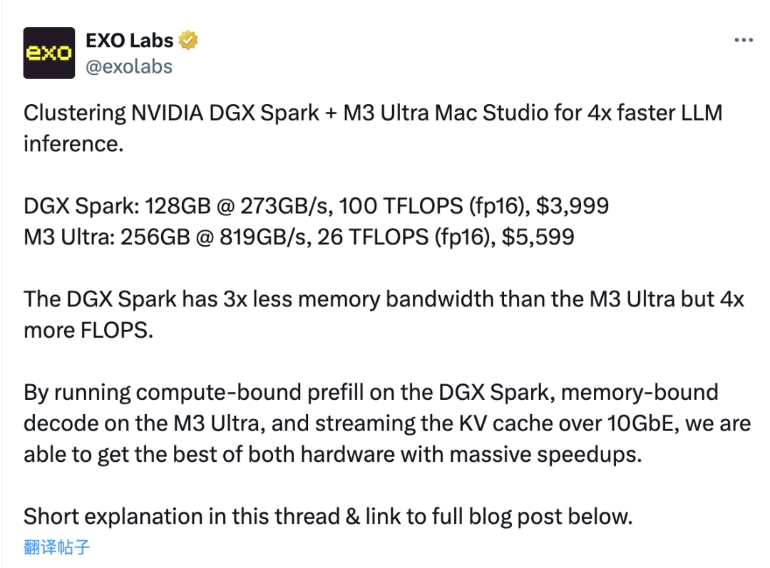 技能英伟达桌面超算，加入苹果Mac Studio快爆了：推理速度飙升至277% 配图 2